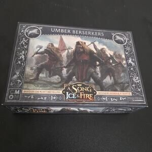 Stark Umber Berserkers A Song of Ice & Fire Miniatures ASOIAF CMON Open box